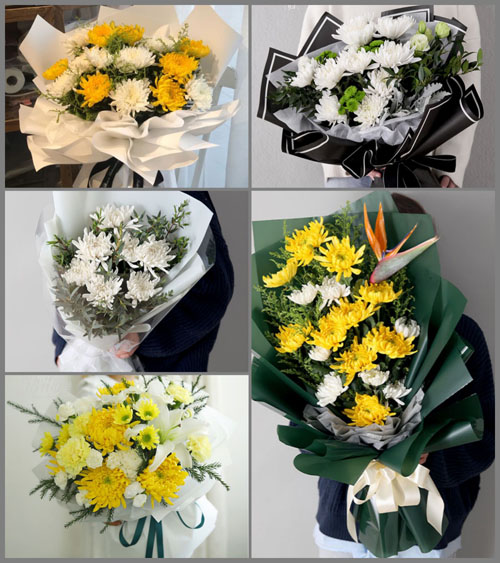 北京顺义区李桥镇张辛庄村白事花束代送